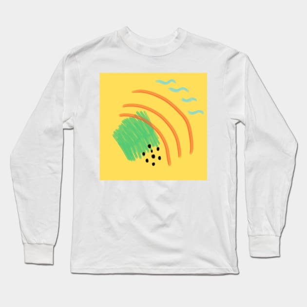 Abstract Weather Long Sleeve T-Shirt by Charlotsart